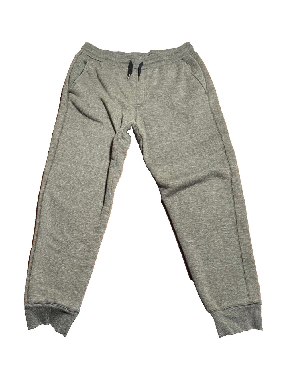 Members Mark Sherpa Lined Joggers Pants Men's L Thick Warm Green w Black lining